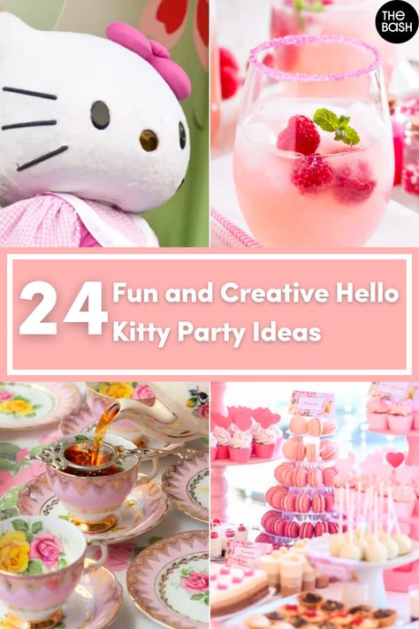 These ideas are purrrfect! 🐱 Throw an unforgettable Hello Kitty inspired celebration by clicking here! 🎉 #thebash #HelloKitty #HelloKittyparty #HelloKittyChristmaswallpaper #ChristmasHelloKitty #christmaspartytheme #hellokittypartytheme #themedparty #kidsparty #kidshellokittyparty #kimkparty #kimkardashianparty #hellokittypartyideas #hellokittythemeideas #themedhellokittyparty #hellokittydecorations #hellokittycake #hellokittygirlsparty #girlyparty #pinkparty #hellokittypink Hello Kitty 40th Birthday, Hello Kitty 18th Birthday Party, Hello Kitty Fruit Platter, Hello Kitty Spa Party Birthday, Hello Kitty Birthday Party Games, Hello Kitty Snack Table, Hello Kitty Party Snacks, Hello Kitty Party Food Ideas, Hello Kitty Birthday Food Ideas