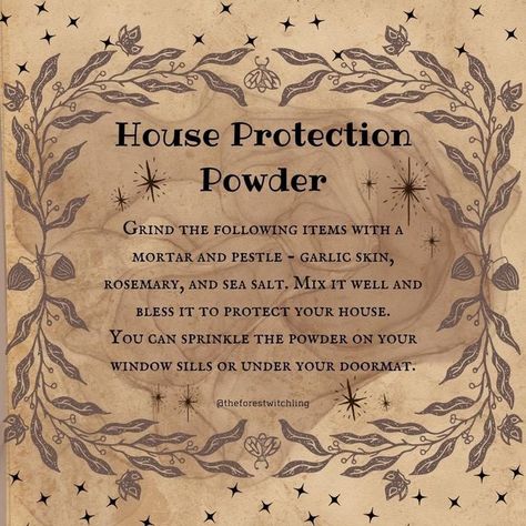 House Protection, Charmed Book Of Shadows, Nature Witch, Green Witchcraft, Occult Science, Plant Magic, Witchcraft Books, Witch Spirituality, Magick Spells