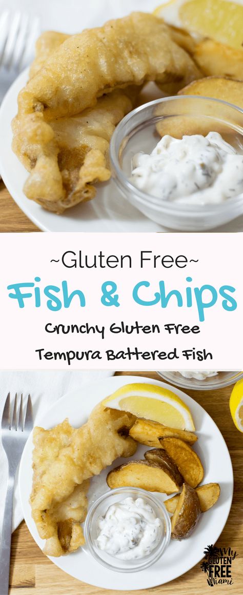 Gf Battered Fish, Gluten Free Tempura, Gluten Free Fish Batter, Gf Dough, Dill Dipping Sauce, Gluten Free Fish And Chips, Fish Batter Recipe, Tempura Recipe, Seafood Dip