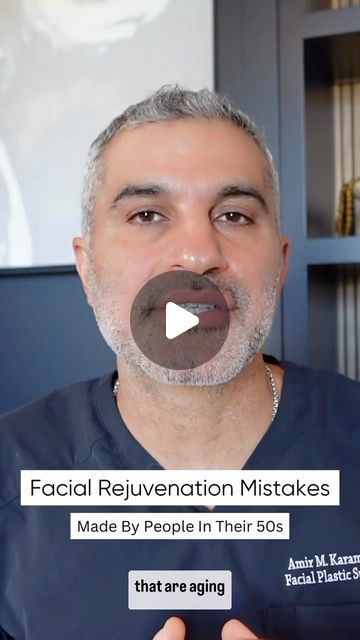 Amir M Karam, MD on Instagram: "Okay let’s talk about some facial rejuvenation mistakes that we make, especially once we start to see rapid signs of aging in our 50s and +.   This circles back to addressing aging on the earlier side and utilizing comprehensive approaches. Don’t disservice yourself in these ways… for more on this topic I have a whole YouTube video on facial rejuvenation mistakes made by people in their 50s… but really this goes for everyone!  . . . Let me know what you think and if you have questions comment below.  Share this with  anyone you think would enjoy it 🙏🏻😊 . . . Schedule a virtual consultation through the link  in my BIO 🎥 YouTube @DrAmirKaram  ⭐️ Follow my skin site @KaramMDskin or to purchase Trifecta link in BIO . #verticalprevent #verticalrestore #minifa Facial Rejuvenation, Facial Plastic, Aging Signs, Youtube Videos, Facial, Thinking Of You, Siding, Skin, Let It Be