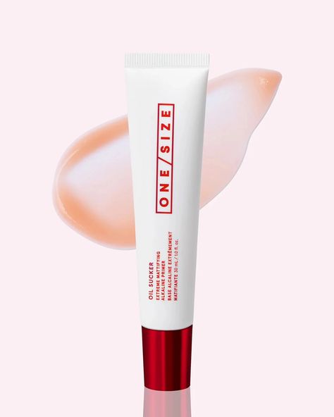 One/Size Oil Sucker Primer Review With Photos | POPSUGAR Beauty Good Primers, Makeup Primer For Oily Skin, Primer Makeup Products, One Size Oil Sucker Primer, Makeup Products Primer, One Size Primer, Mattifying Primer, Best Primer, Becca Cosmetics