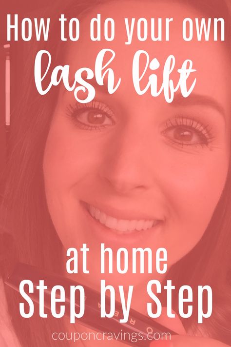 I did my own lash lift at home! And I am in LOVE with the results! It costs $20 and the perm kit can be used over and over again! #beauty #lashes #diy Diy Lash Tint At Home, Lash Lift At Home Diy, Diy Lash Lift And Tint At Home, Diy Lash Lift At Home No Kit, At Home Lash Lift, Lash Lift At Home, Lash Lift Tips, Lash Tint And Lift, Eyelash Lift And Tint