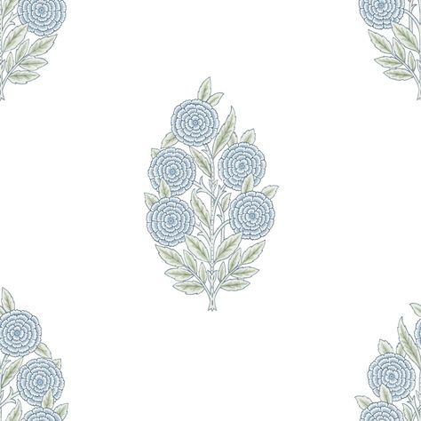 "Buy RoomMates Tamara Day Dutch Floral Peel & Stick Wallpaper at Michaels. com. This Dutch Floral pattern is inspired by delicate and elegant flower bouquets. This Dutch Floral pattern is inspired by delicate and elegant flower bouquets. Details: Available in multiple colors 18\" x 18.86ft. Straight match and 18\" repeat Covers 28.29 sq. ft. 1 roll | RoomMates Tamara Day Dutch Floral Peel & Stick Wallpaper in Blue | 18\" x 18.86ft | Michaels®" Roommates Decor, Dorm Furniture, Affordable Decor, Blue Vinyl, Peel Stick Wallpaper, Ceiling Fan In Kitchen, Flower Bouquets, Elegant Flowers, Joanns Fabric And Crafts