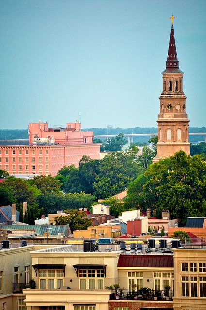 Charleston Skyline by joel8x, via Flickr Charleston Skyline, Fantasy Cruise Ship, Carnival Fantasy, Palmetto Moon, The Carnival, Charleston South Carolina, The Deck, City Prints, Charleston Sc