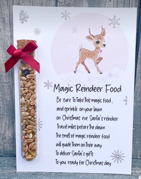 Christmas Fair Ideas, Xmas Eve Boxes, Magic Reindeer Food, Black Sunflower, Christmas Eve Box Fillers, Food Christmas, Christmas Eve Gift, Reindeer Food, Wild Bird Food