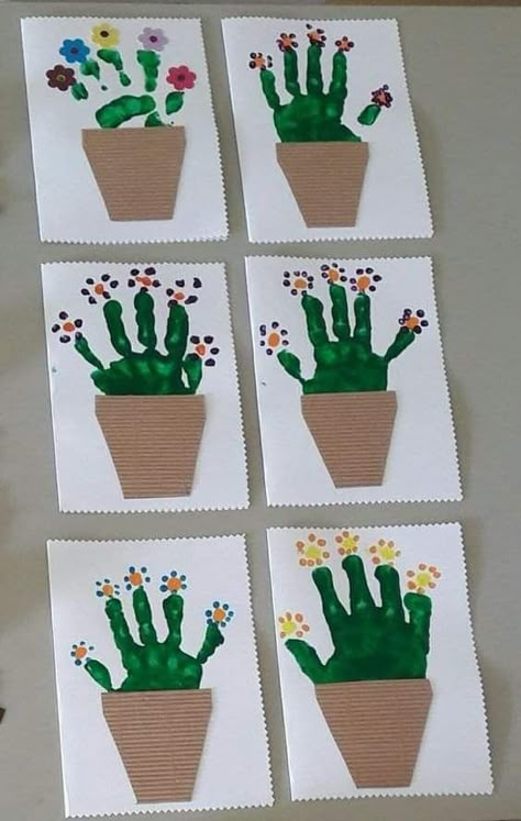 Cute Art Projects, Preschool Creative Art, Vegetable Crafts, Spring Crafts Preschool, Cactus Wallpaper, Art Ideas For Teens, Diy Spring Crafts, Crafts Preschool, Spring Crafts For Kids