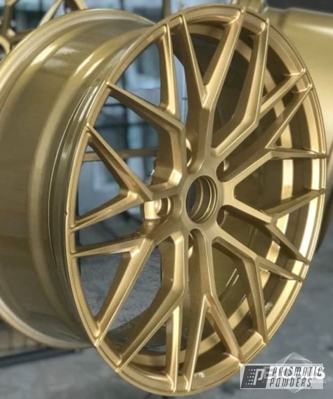 Wheel Of Choice, Powder Coating Wheels, Instagram Projects, Gold Wheels, 20 Wheels, Gold Powder, Camaro Ss, Car Gadgets, Mitsubishi Lancer