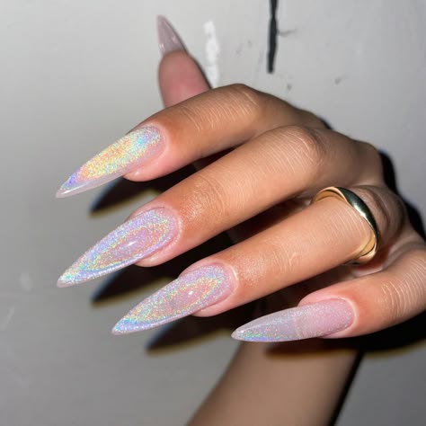 Classy Stilleto Nails, Crazy Nails Ideas, Cute Stiletto Nails Designs, Gel Nails Stiletto, Nails Long Almond, Acrylic Nails Stiletto, Crazy Nail Designs, Press On Nails Long, Soya Mumu