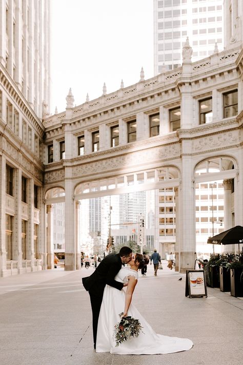 One thing that can sometimes catch people off guard though if they don’t live in Chicago or hardly ever been to the city in general is the cost of a wedding in Chicago. That’s why I decided to write this article you’re reading today! To break down the cost of a Chicago wedding. Read about, Chicago wedding cost, Chicago wedding ideas, chicago wedding photos, chicago wedding ceremony and chicago wedding aesthetic. Book me at jnavisuals.com City Hall Wedding Chicago, Blackstone Hotel Wedding Chicago, London House Chicago, Chicago Elopement, Chicago Wedding Photos, Buckingham Fountain, City Wedding Photos, Chicago Riverwalk, Wedding Chicago