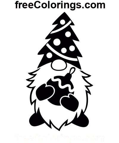 Christmas Dwarf Icons – Free Printable Coloring Pages Modern Christmas Tree Decor, Christmas Craft Diy, Christmas Svgs, Christmas Home Decor Ideas, Diy Christmas Lights, Love Coloring Pages, Modern Christmas Tree, Fun Ornaments, Christmas Stencils