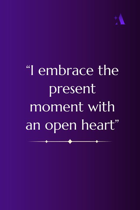 "I embrace my flaws and love myself unconditionally" Affirmation Of The Day, The Present Moment, Present Moment, Self Empowerment, Positive Words, Open Heart, The Present, Positive Thinking, Positive Affirmations