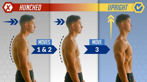 Rounded Back Exercises, Trap Exercises, Spin Routines, Fix Bad Posture, Fix Rounded Shoulders, Better Posture Exercises, Shoulder Posture, Traps Workout, Isometric Exercises