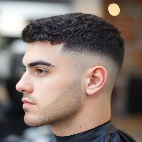 40 Glamorous Skin Fade / Bald Fade Haircuts - Hair Guru Army Haircut, Skin Fade Haircut, Mid Skin Fade, High Skin Fade, Low Skin Fade, Men Haircut Curly Hair, Haircut Curly Hair, Crop Hair, Skin Fade