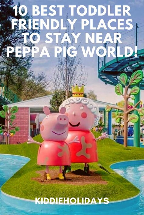 Discover the best places to stay with toddlers near Peppa Pig world! Looking for a toddler friendly place to stay near Peppa Pig World? Check out recommendations below! Peppa Pig World, Amazing Hotels, Florida Sunshine, Uk Holidays, Holiday Park, Sunshine State, Holiday Inspiration, Lake District, Peppa Pig