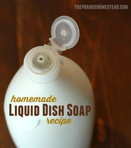 homemade liquid dish soap recipe Dish Soap Recipe, Homemade Dish Soap, The Prairie Homestead, Prairie Homestead, Homemade Cleaning Supplies, Soap Homemade, Homemade Cleaning, Soap Recipe, Liquid Dish Soap