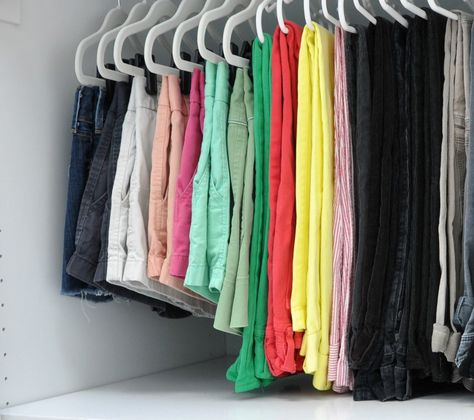 How To Organize Shorts In A Closet    #Storables #HowToOrganize Organize Shorts In Closet, Shorts Storage Ideas, How To Store Shorts In Closet, How To Hang Shorts On A Hanger, Hanging Shorts In Closet, Organize Shorts, Shorts Storage, Pants Storage, Deep Closet