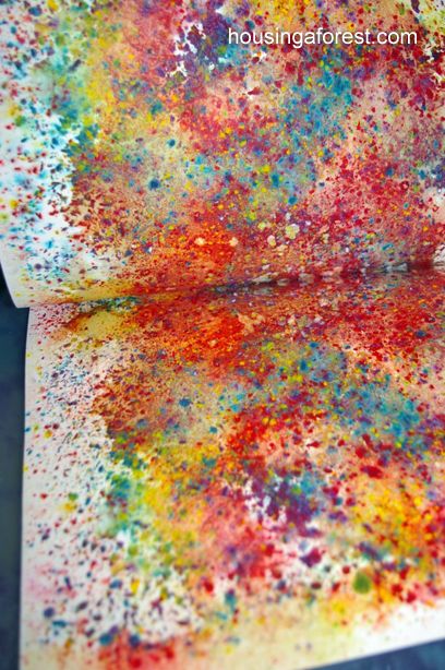 Watercolor Crayon Shavings Color Crayons, Crayon Art, Preschool Art, Art Activities, Art Journals, Art Plastique, Over It, Crafts To Do, Art Education