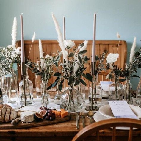 6pc Mini Tan Pampas Grass/ Dried Floral/ Dried Reed Pampas | Etsy Dried Floral Centerpieces, Pampas Grass Centerpiece, Pampas Centerpiece, Cheap Wedding Table Centerpieces, Brown Pampas, Grass Centerpiece, Emma Hill, Cliff Side, Dried Pampas