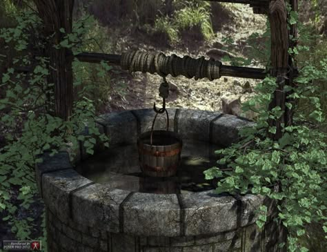 Medieval Aesthetic, Fairytale Aesthetic, Dark Cottagecore, Disney Aesthetic, Water Well, Fantasy Warrior, Wishing Well, Nature Aesthetic, White Aesthetic