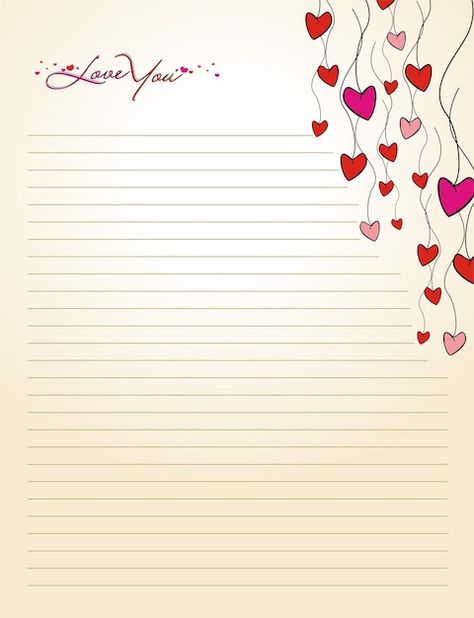 Love letter template Vectors & Illustrations for Free Download | Freepik Love Letter Background, Digital Love Letter, Love Letter Template, Love Letter Paper, Notebook Paper Printable, Heart Logo Design, Free Paper Printables, Congratulations Photos, Romantic Love Letters