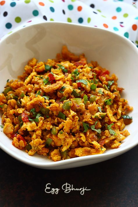 Anda Bhurji Recipe, Anda Bhurji, Egg Bhurji, Bhurji Recipe, Spicy Eggs, Pav Bhaji Masala, Hebbar's Kitchen, Pav Bhaji, Food Collection