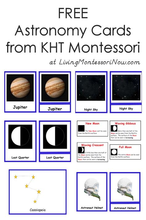 Cosmic Education Montessori, Waldorf Toddler, Montessori Culture, Montessori Works, Preschool Freebies, Apologia Astronomy, Preschool Montessori, Online Teaching Resources, Toddler Montessori