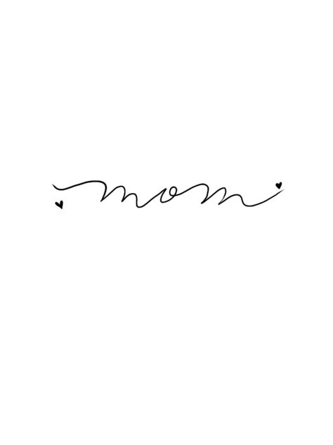 Fine Line Mama Tattoo, Mama Tatoos Ideas, Tattoo Ideas Mum, Mamma Tattoo, Tattoos To Honor Mom, Tattoo Mom, Mum Tattoo, Mama Tattoo, One Word Tattoos