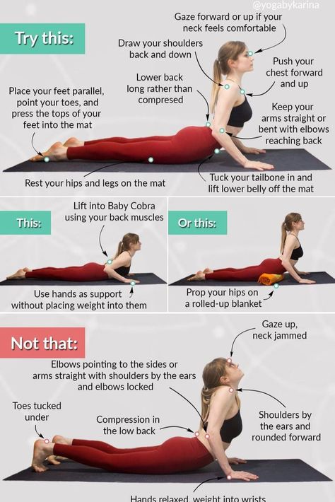 Cobra Pose Yoga, Yoga Inspiration Photos, Yoga Backbend, Ayurveda Yoga, Surya Namaskar, Yoga For Back Pain, Cobra Pose, How To Start Yoga, Chakra Yoga