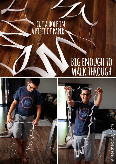 Quick trick: Walk through a piece of paper Simple Magic Tricks, How To Do Magic, Simple Magic, Mind Reading Tricks, Magic Tricks For Kids, Easy Magic Tricks, Easy Magic, Kids Cleaning, Piece Of Paper