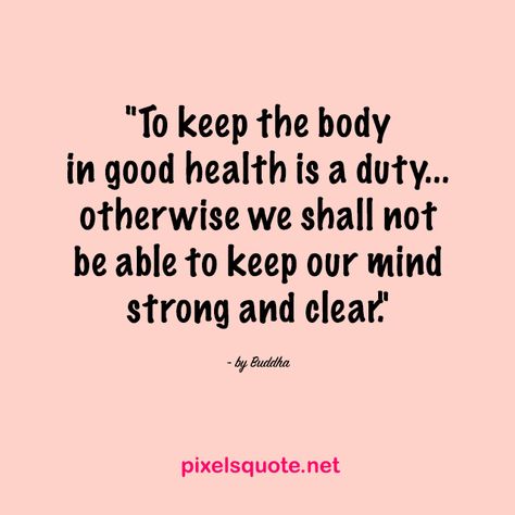 Keep Health Quotes. Inspirational Health Quotes, Good Health Quotes, Deep Quotes About Life, Healthy Eating Quotes, Health Aesthetic, Aesthetic Health, Nutrition And Health, Health Quotes Inspirational, Healthy Man