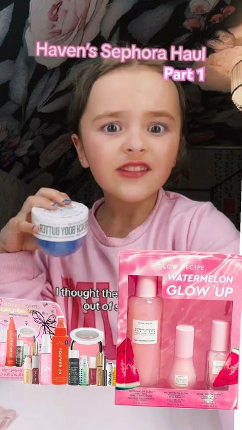 Sephora 10 Year, What Drunk Elephant Is Good For Kids, Sephora Skin Care For Kids, Sephora Kids Pov, Sephora Wishlist, Sephora Kids, Drunk Elephant Skincare For Kids, Gen Alpha, Acrylic Nails Almond Shape