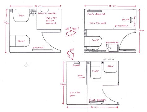 Planning A Small Bathroom With Bathroom Installation In Leeds Smallest Bathroom Layout, Small Bathroom Dimensions, Bathroom Furniture Uk, Bathroom Design Plans, Bathroom Layout Plans, Small Shower Room, Very Small Bathroom, Fitted Bathroom Furniture, Bathrooms Ideas