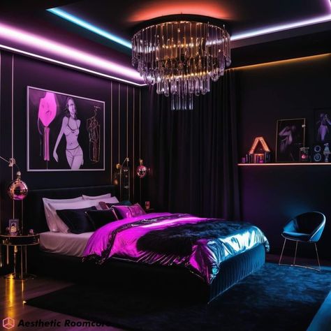 Club Aesthetic Room Decor 🪩🪩🪩🪩 #clubaesthetic #clubaesthetics #aestheticbedroom #bedroomdecor #bedroominspo Club Aesthetic, Room Theme, Clubbing Aesthetic, Stylish Bathroom, Aesthetic Bedroom, Bedroom Inspo, Bed Room, Aesthetic Room Decor, Aesthetic Room