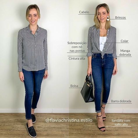 Look Jean, Mode Casual, Fashion Hacks Clothes, Create Outfits, Clothing Hacks, Womens Casual Outfits, Outfits Casuales, Work Casual, Primavera Estate