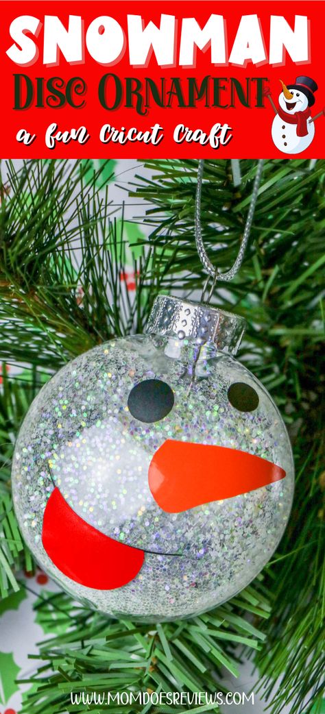 Ah, the joy of the holiday season—the twinkling lights, the cozy gatherings, and the sweet tradition of crafting Christmas ornaments with loved ones. And what better way to create lasting memories than by making a Snowman Disc Ornament with your trusty Cricut machine? Empty Ornament Ideas Kids, Snowman Ornaments For Kids To Make, Ornaments For Kids To Make, Making A Snowman, Paint Ornaments, 2025 Christmas, Cupcake Ornament, Ornaments For Kids, Make A Snowman