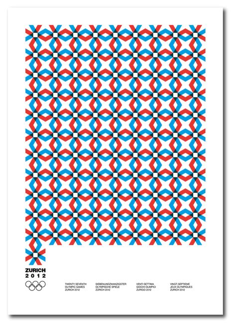 Olympic Poster, Pattern Poster, Sport Poster Design, Typography Layout, Principles Of Design, Design Graphique, Graphic Patterns, Graphic Design Typography, Zurich