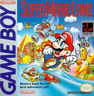 Super Mario Land Cover (Click to enlarge) Mario Land, Super Mario Land, Mario Run, Gameboy Games, Original Nintendo, Gameboy Color, Mario Games, Retro Video, Nintendo Game