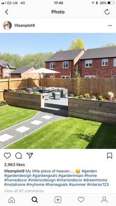 Tiered Garden, Back Garden Design, Patio Garden Design, Modern Garden Design, Garden Makeover, Outdoor Gardens Design, Backyard Garden Design, Back Gardens, Garden Seating