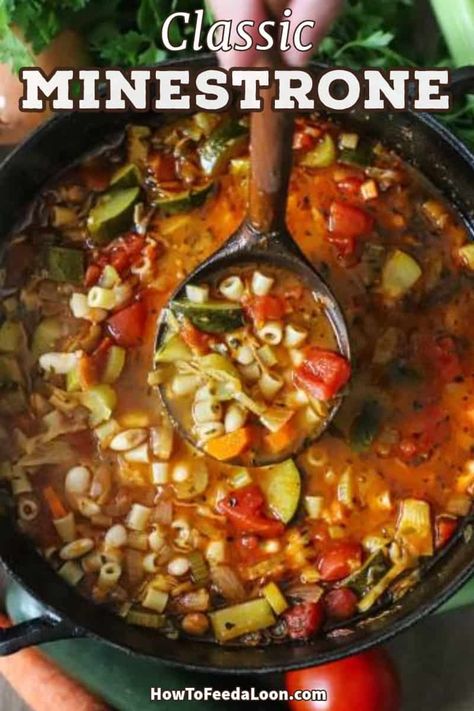 Minestrone Soup With Garbanzo Beans, Dutch Oven Minestrone Soup, Ground Beef Minestrone Soup, Homemade Minestrone Soup, Minestrone Soup Recipe With Sausage, Ministroni Soup Recipe Italian, Minestrone Soup Recipe Italian, Ministroni Soup Recipe, Chicken Minestrone Soup