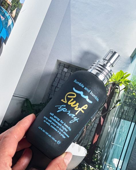 @bumbleandbumble 𝗦𝘂𝗿𝗳 𝗦𝗲𝗮 𝗦𝗮𝗹𝘁 𝗦𝗽𝗿𝗮𝘆 is a wavemaker for matte, beachy waves with a bit of grit. It has very pleasant marine citrus scent that takes you to the beach 🏖️ and makes you hair smell so good! It’s formulated with minerals to provides texture. Contains Seaweed and Kelp Extracts. Spoil your curly , wavy hair this summer with 𝗦𝘂𝗿𝗳 𝗦𝗽𝗿𝗮𝘆 🏄🏻‍♀️ Available at @sephora Natural Hair, Air-Dried Hair, Air-Dried Waves or Curls , healthy hair, hair breakage #bumbleandbumble #hairspiration... Surf Spray, Curly Wavy Hair, Sea Salt Spray, Beachy Waves, Salt Spray, Bumble And Bumble, Spoil Yourself, Hair Breakage, Citrus Scent