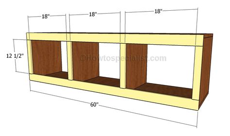 Attaching the trims Diy Mudroom Bench Plans, Mud Bench, Pallet Buster, Laundry Reno, Home Gym Organization, Wooden Cooler, Small Mudroom Ideas, Hall Tree Storage Bench, Mudroom Remodel