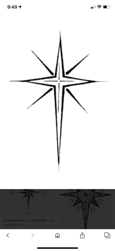 Christian Star Tattoo, Bethlehem Star Tattoo, Christmas Star Tattoo, Star Of Bethlehem Tattoo, Star Of David Meaning, North Star Tattoos, Moon Star Tattoo, Biblical Tattoos, Cold Moon