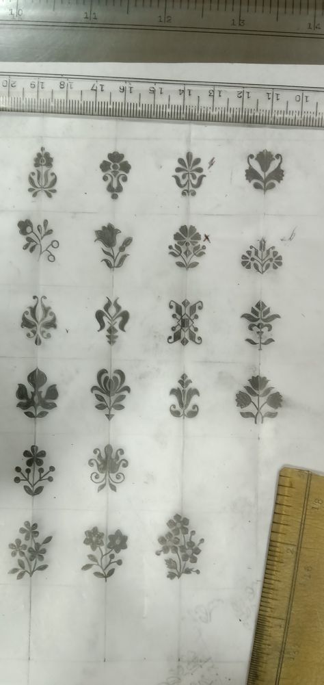 Floral Butti Motifs, Small Buti Embroidery Designs, Buti Designs For Embroidery, Small Buti Design, Small Motifs Embroidery, Butti Design Sketch, Small Butti Work Embroidery, Butti Work Embroidery, Small Butti Design