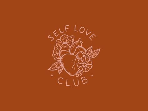 Self Love Club Tattoo, Deeper Well, Journal Prints, Club Tattoo, Self Love Tattoo, Self Love Club, Love Club, Love Logo, Club Design