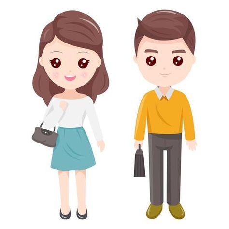 Mother and Father Couple Mother And Father Drawing, Father Drawing, Mother Cartoon, Father Clipart, Father Cartoon, Mother Gif, Illustrator Ideas, Mother Clipart, Father Picture