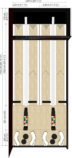 Bowling Café layout Bowling Design, Bowling Games, Bowling Alley, School Projects, Design Interior, Bowling, Layout, House Design, Interior Design