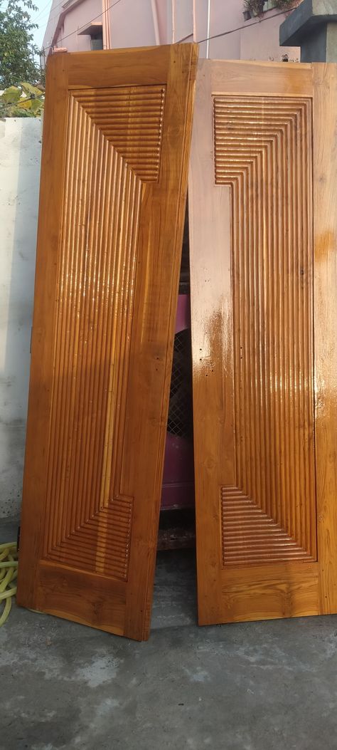 Teak Double Door Design, Teak Wood Double Door Design, Door New Design, House Main Door, House Main Door Design, Wooden Main Door, Wooden Main Door Design, Home Door Design, Double Door Design