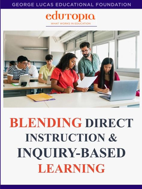 When teachers combine the best parts of these two strategies, they create a learning-centered model. Math Examples, Cult Of Pedagogy, Direct Instruction, Problem Based Learning, Inquiry Based Learning, Instructional Strategies, The Learning Experience, Teaching Practices, Effective Learning