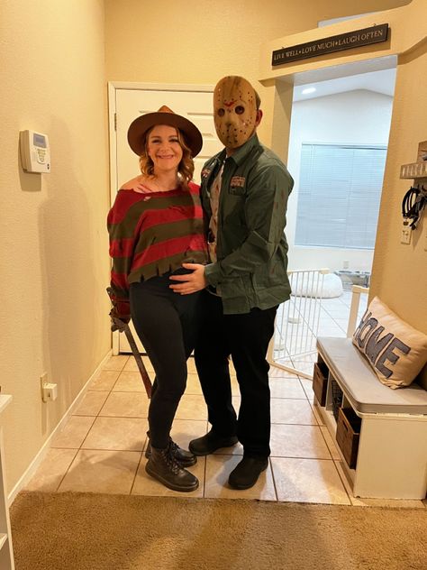 Freddy Vs Jason, Costumes Couples, Couples Halloween, Elm Street, Nightmare On Elm Street, Couple Halloween, Couples Costumes, Halloween Outfits, Costume Ideas