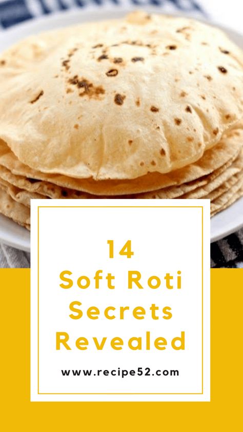 Chapatis Indian, Soft Roti Recipe, Roti Making, Soft Roti, Recipes Tuna, Chapati Recipes, Recipes Avocado, Recipes Cheese, Indian Flatbread